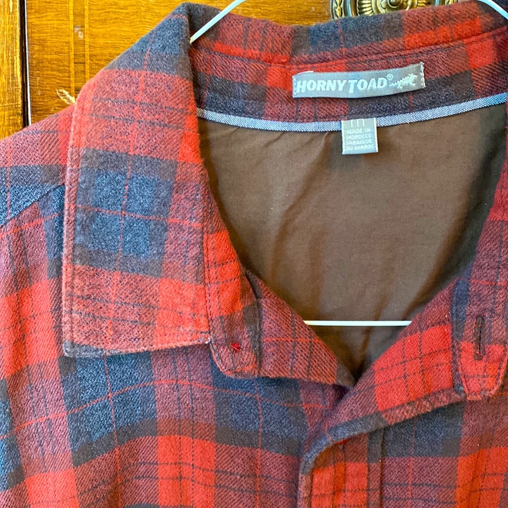 Horny Toad Men’s Flannel shirt Medium